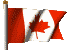 Canada Flag - fluttering