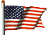 USA Flag - fluttering